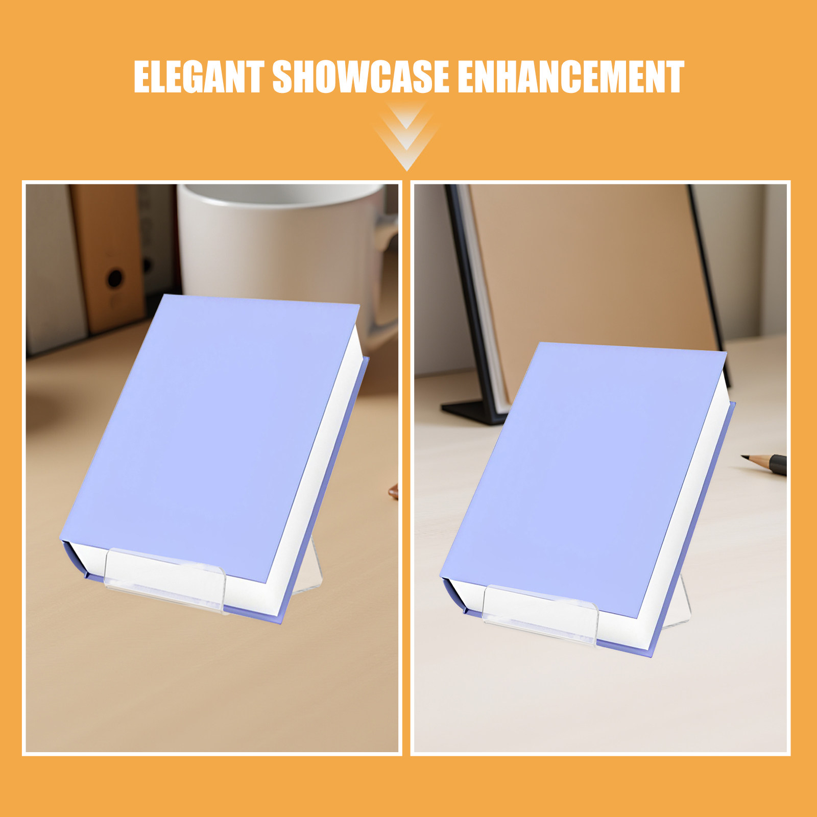 6 stuks acryl boekenstandaard, - Clear Acrylic Book Stand Holder recensie en prijs
