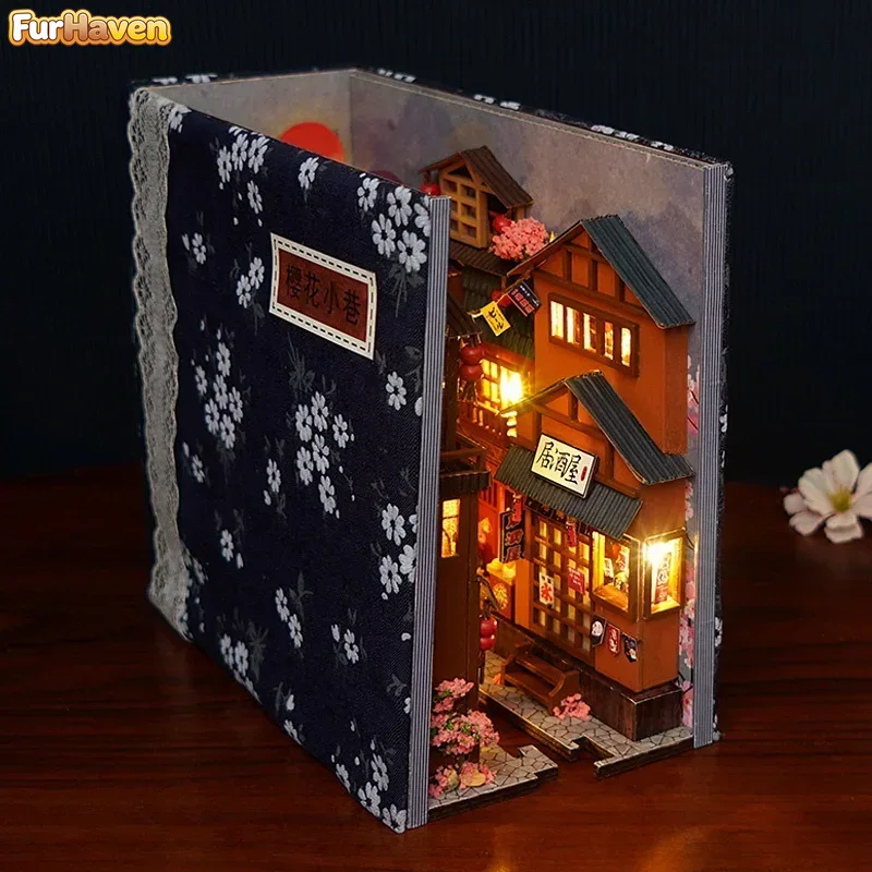 DIY houten Japanse boekenkast, - Diy Wooden Book Nook Kit Shelf Insert recensie en prijs