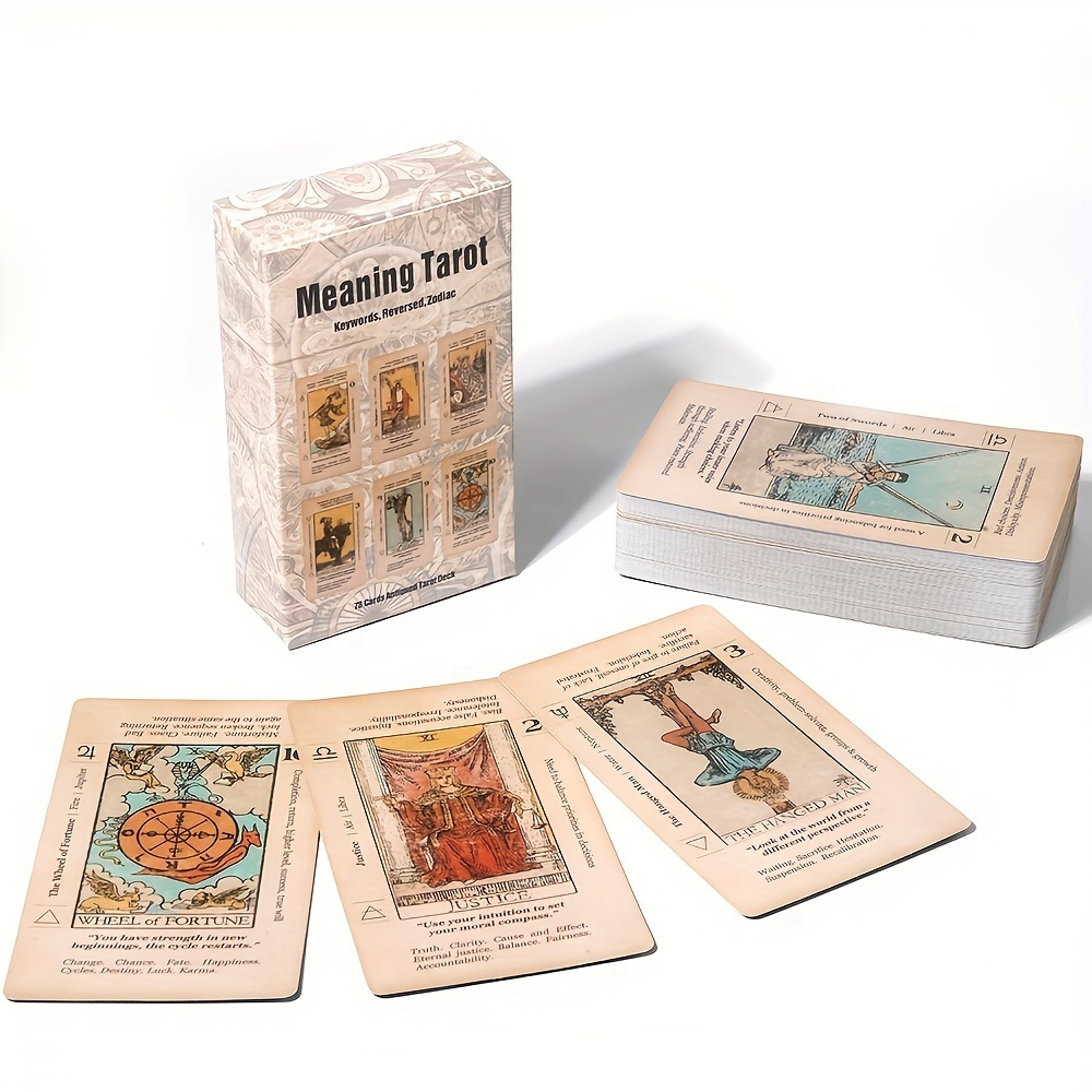2026 Retro Tarotkaartenset met - Tarot Deck With Guidebook recensie en prijs