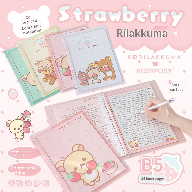 Rosyposy Korilakkuma Strawberr - Blank Sheet Music Notebook recensie en prijs