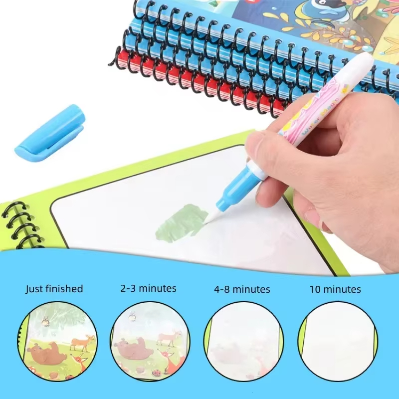 1 st Herbruikbare Kids Magic W - Reusable Water Magic Coloring Book recensie en prijs