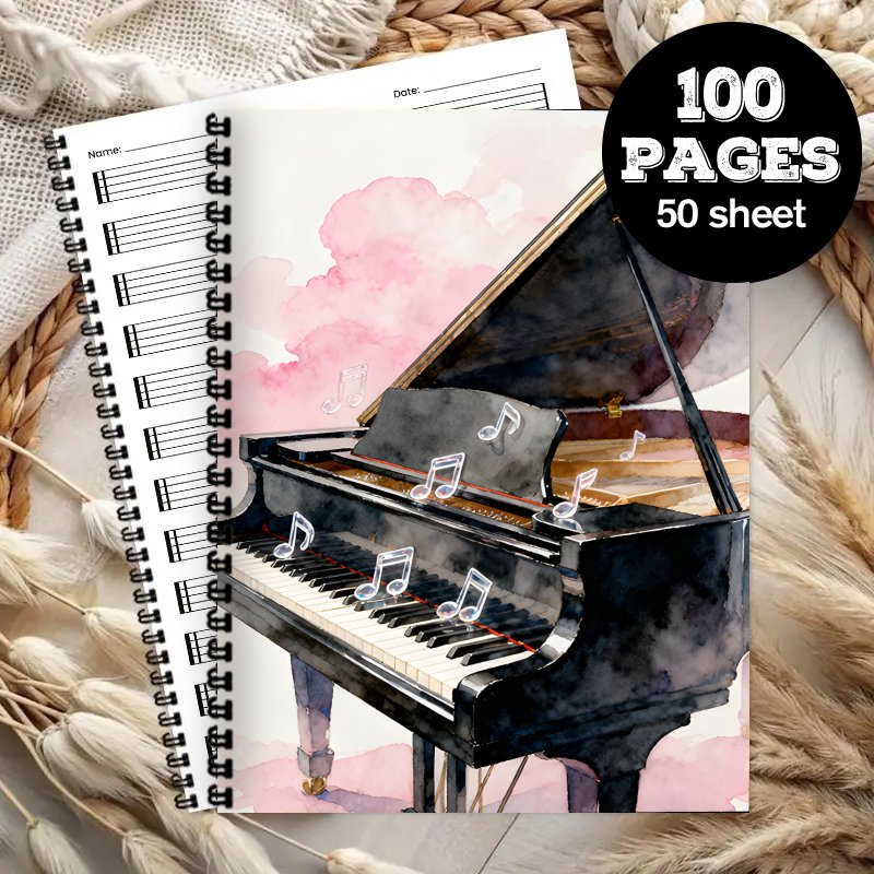 A4-formaat, muzieknotitieboekj - Blank Sheet Music Notebook recensie en prijs